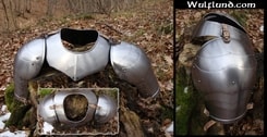 GORGET AND PAULDRONS - Armor Parts - Armour Parts