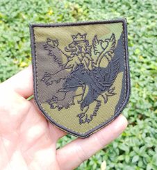 TSCHECHISCHER LÖWE, mittelalterliches Wappen im Schild 20cm