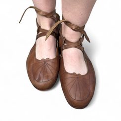 Celtic leather boots