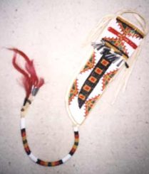 Knife Sheath - Native American Beadwork