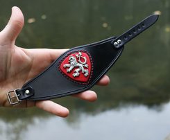 Lion Heart, Leather Bracelet