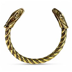 Serpent, bracelet en laiton