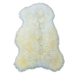 Sheepskin, Swedish Melerade sheep, white