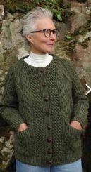 SHEILA Aran Sweater from Ireland