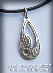 Celtic Necklace, handcrafted silver jewel, XXIV