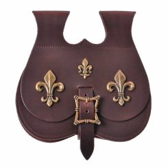 Mittelalterlicher Lederranzen, Fleur de Lis