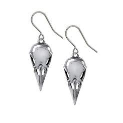 Coeur Crane, boucles d'oreilles
