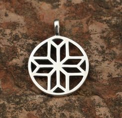 MORNING STAR VENUS II, silver pendant