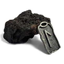 NAUTHIZ Rune Pendant Zinc ant. brass