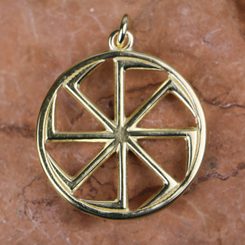 KOLOVRAT Slavic Pendant Gold Plated