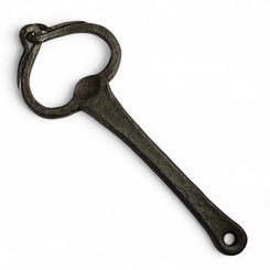 BOTTLE OPENER hand forged