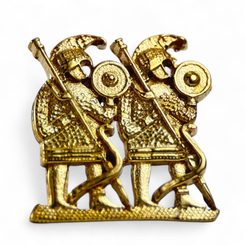 VENDEL, decorative belt rivet, brass