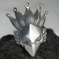 FIREBIRD, silver pendant Ag 925 12g