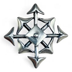 STAR OF CHAOS, Chaosphere, silver pendant