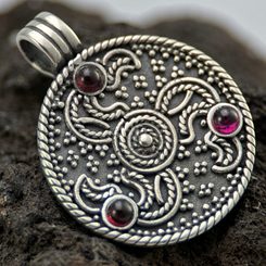 VIKING RAVEN HEAD RING, bronze