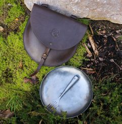 OUTDOOR PAN 23 cm with fork handle, Perunika system for BUSHCRAFT Bushcraft  Bushcraft, Living History, Crafts We make history come alive!