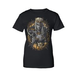HEL Viking Goddess of Death, t-shirt femme coloré