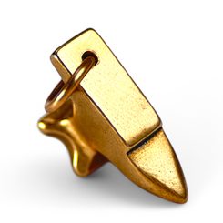 SMITH's ANVIL, bronze pendant