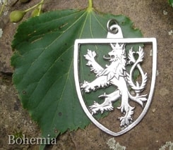 COAT OF ARMS - BOHEMIA - pendant
