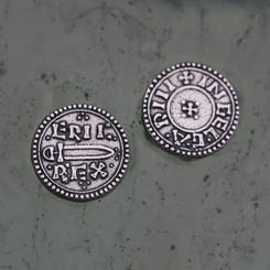 ERIC BLOODAXE, Northumbria, year 952 Replica Viking Coin, Silver 925