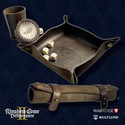 FARKLE dice with cup and dice tray, Kingdom Come: Deliverance