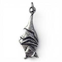 Chauve-souris, pendentif, zinc