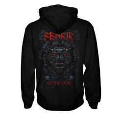 FENRIR - Viking Wolf, Hoodie zipper