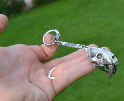 FENRIR Borre Stil - Gürtelschnalle und Zink antik silber