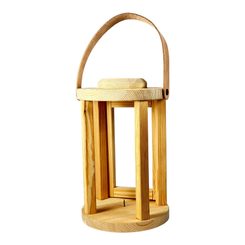 Lanterne médiévale, base en bois