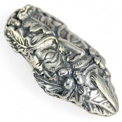Homme vert, pendentif, étain