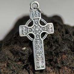 ERIN - SILVER CELTIC CROSS