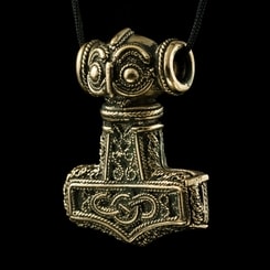 MARTEAU DE THOR - Gotland, pendentif, bronze