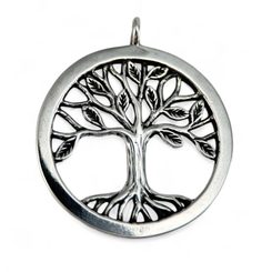 Tree of Life pendant, sterling silver