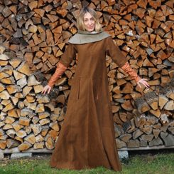 UPPER DRESS - MEDIEVAL COSTUME, ladies, 14th century