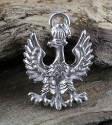 Coat of arms of Poland, Eagle, tin pendant