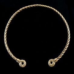 CELTIC CHIEFTAIN TORC, bronze torques
