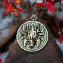 TRIGLAV Slavic Pendant silver