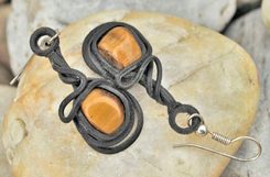 Jormungand, dragons, boucles d'oreilles