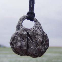 Algiz - Rune Pendant