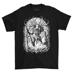 LESHY, men's T-shirt black