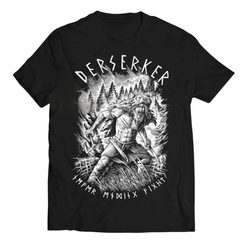 BERSERKER - Viking Warrior, T-Shirt, bw