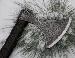 FLÓKI, Viking Silver Bracelet by Wulflund