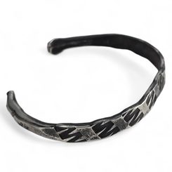 ARRAS forged bracelet, stainless steel