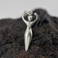 CELTIC HEAD, Msecke Zehrovice, silver pendant
