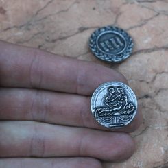 Prague groschen, replica of medieval coin Ag 925/1000, 13g