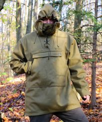 ANORAK pour Bushcraft en laine, système Perunika