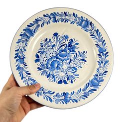 Heart on the wall - hand-painted, Czech ceramics