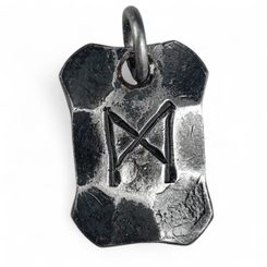 MANNAZ, geschmiedete Rune, Amulett