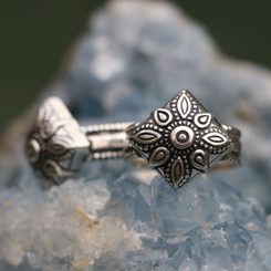 MEDIEVAL RING, 12th century, silver 925 13g