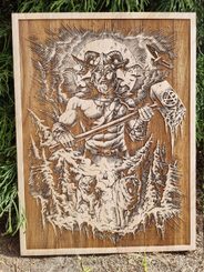 TSCHECHISCHER LÖWE, mittelalterliches Wappen im Schild 20cm